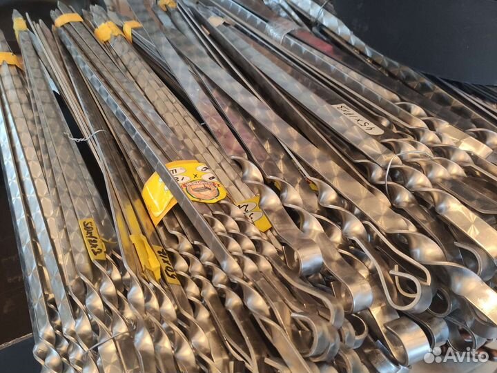 Шампура профессиональные 3мм толщина