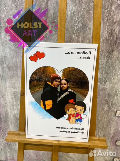 Портрет на холсте по фото