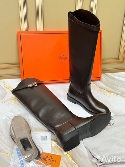 Сапоги Hermes премиум натуральные