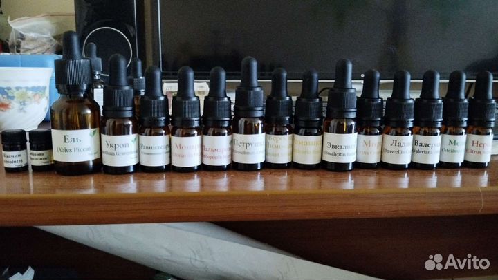Эфирные масло мята лаванда лимон полынь
