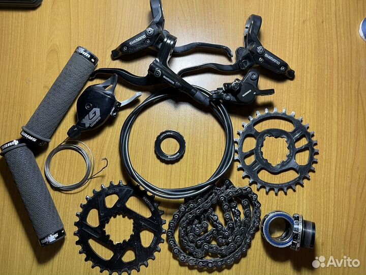 Запчасти Sram, Shimano, Racework, RaceFace