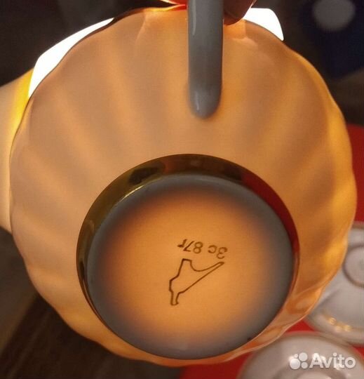 Сервиз чайный Дулево Московский с лентой 1987г