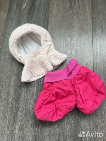 Шапка и пинетки 0+