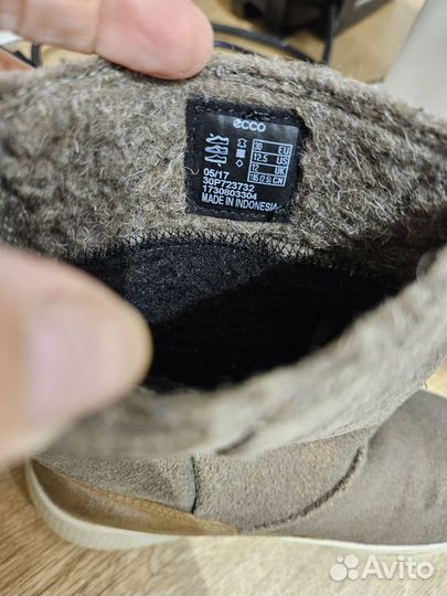 Сапожки ecco 30 размер