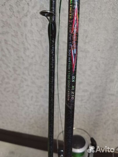 Спининг с катушкой новый