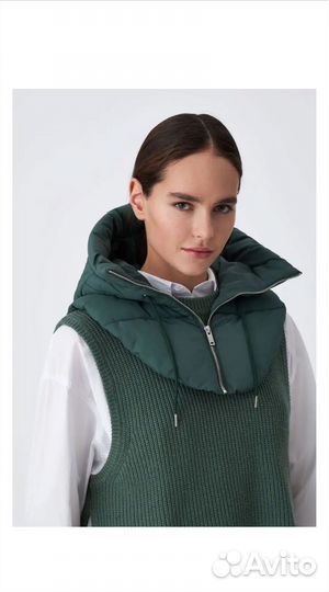 Капор манишка с капюшон Sela 2 цвета