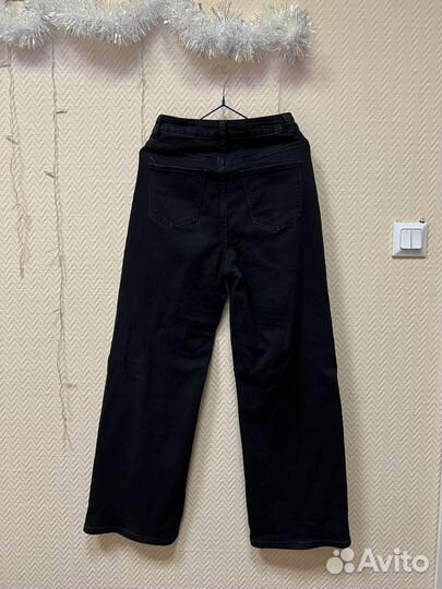 Джинсы клеш черные 26 размер