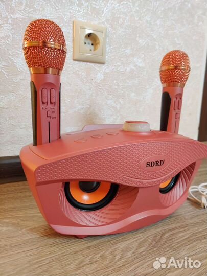 Bluetooth колонка sdrd SD-306 + два микрофона