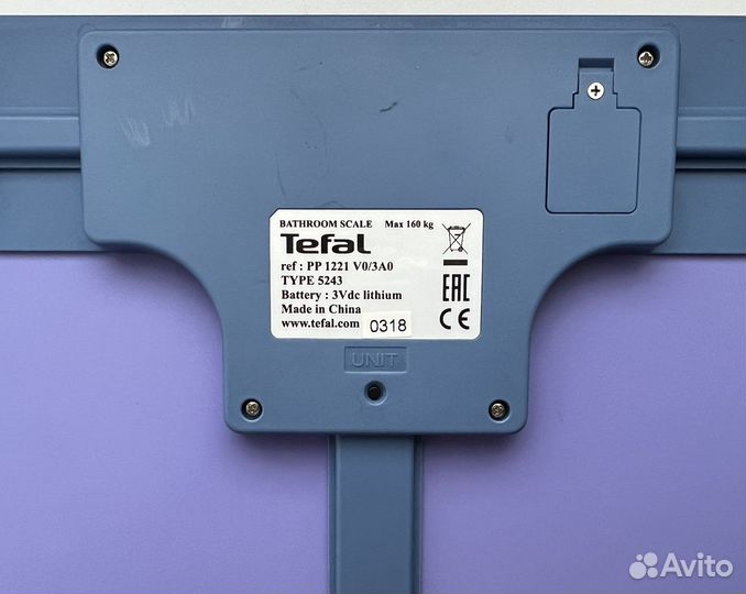 Весы напольные электронные tefal