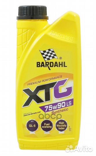 75W90LS GL5 XTG 1L (синт. трансмисионное масло)