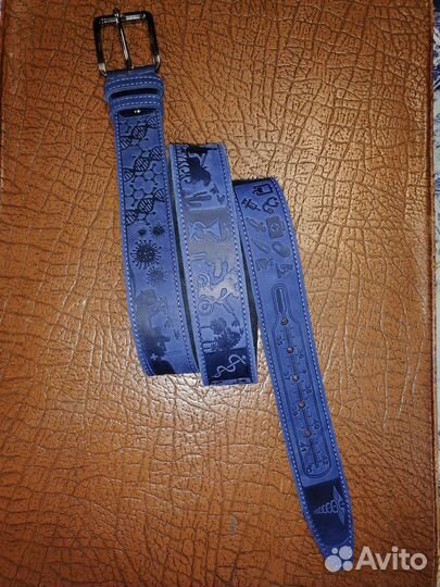 Подарок мужчине эксклюзивный ремень с принтом