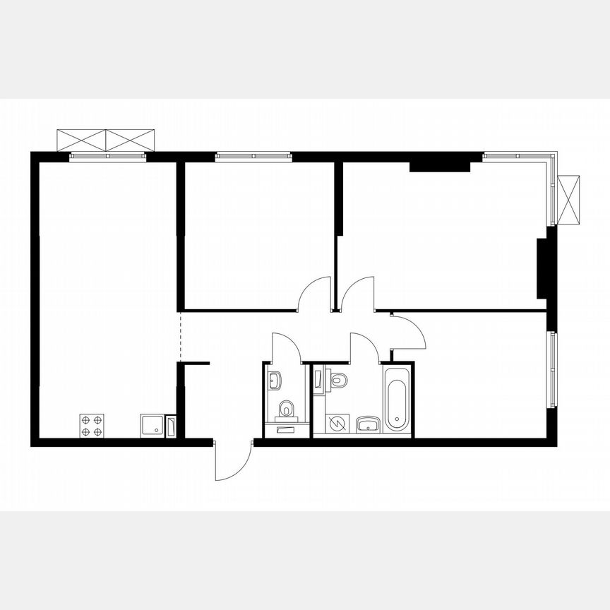 3-к. квартира, 79,6 м², 19/25 эт.