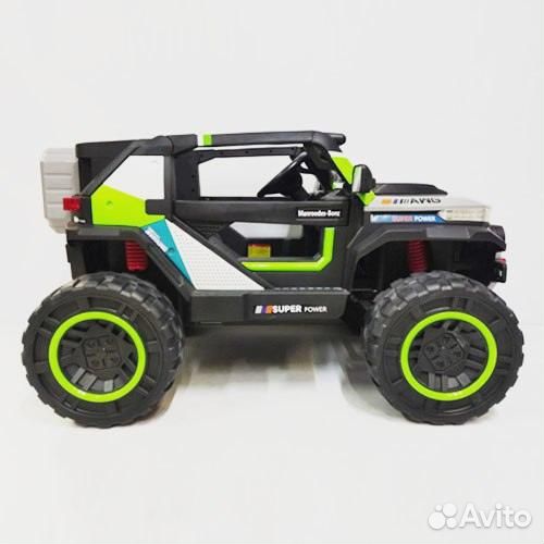 Электромобиль детский M-6, цвет серый. NG-20250310