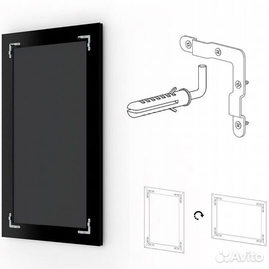 Зеркало Evoform Exclusive 159х69 BY 3576 с фацето