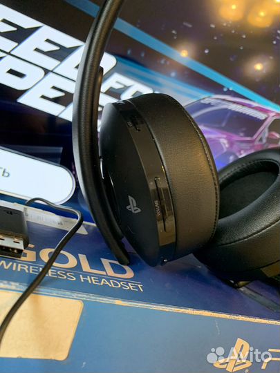 Беспроводные наушники sony PS4 gold