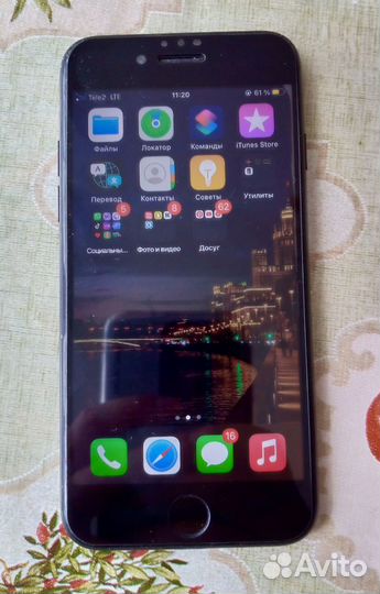 Телефон iPhone 7 128gb акб 94