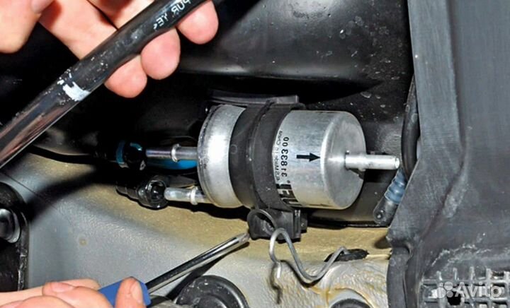 Замена топливн.фильтра Nissan Murano 2010-2012