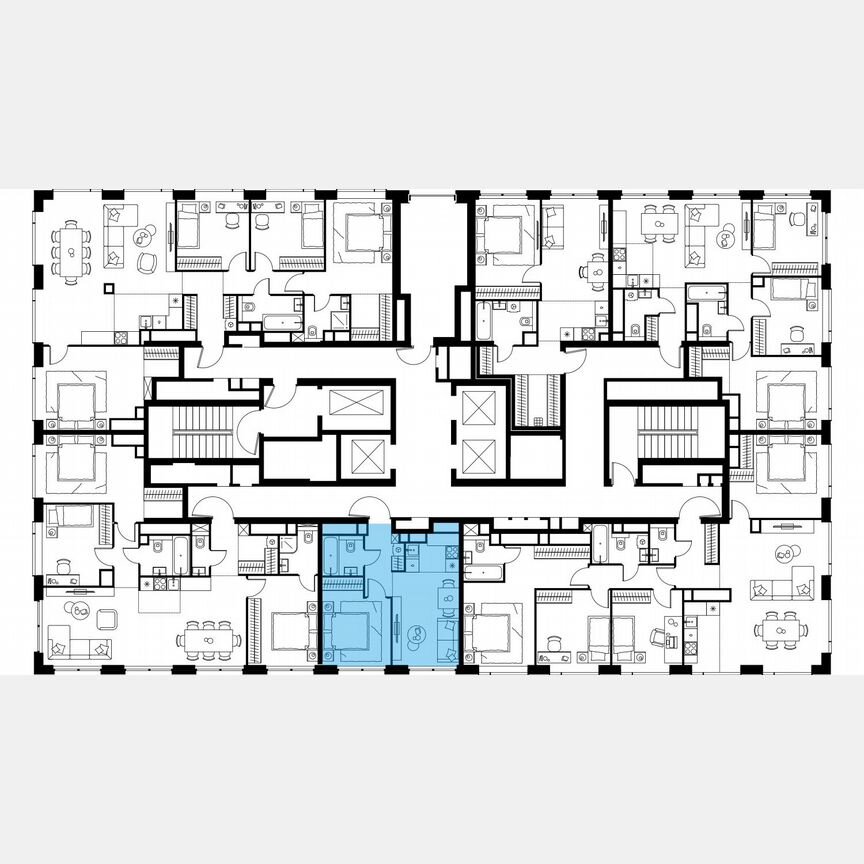 2-к. квартира, 35,5 м², 63/64 эт.