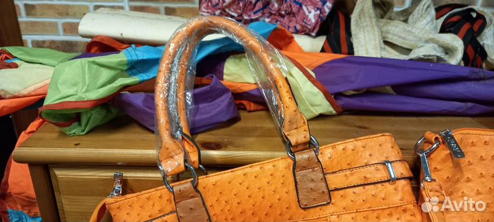 Сумки из кожи страуса