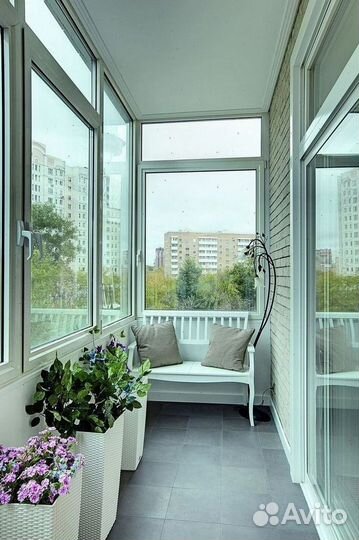 Пластиковый балкон пвх