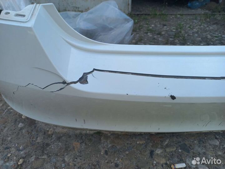Задний бампер шкода рапид 2019 год