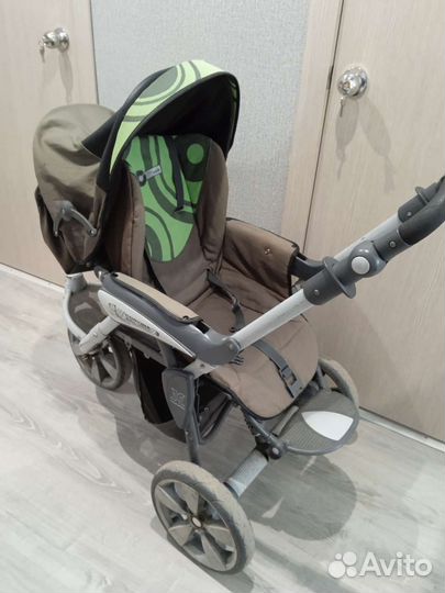 Коляска Саmсortina Evolution(3 в 1),зелёный,белый