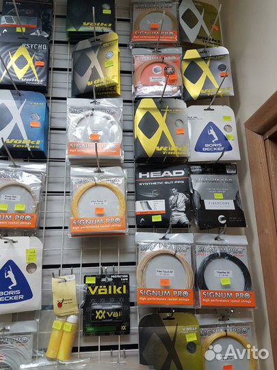 Перетяжка ракеток для тенниса, сквоша и бадминтона