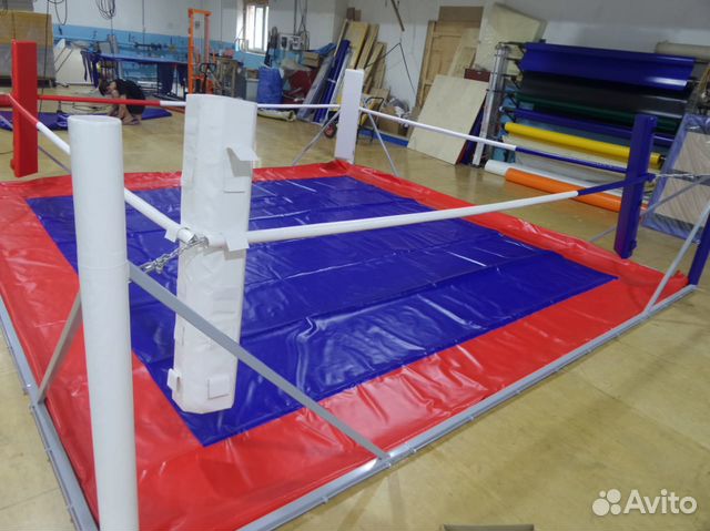 Ринг боксерский напольный на раме переносной SPL