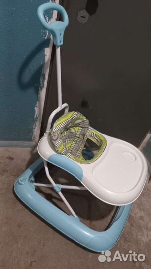 Ходунки детские с родительской ручкой