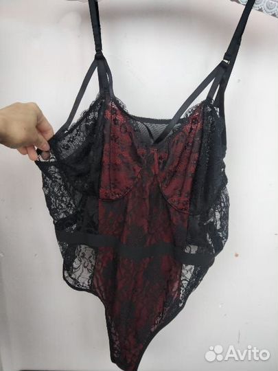 Кружевной прозрачный боди