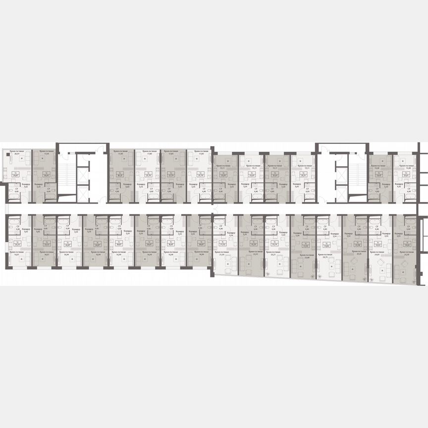 Апартаменты-студия, 33,9 м², 5/20 эт.