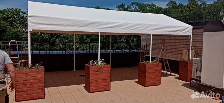 Шатер тентовый, навесы