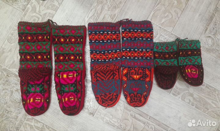 Носки шерстяные джурабы р.21-24,33-38