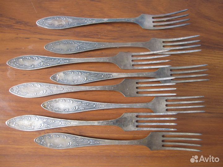 Ложки вилки из мельхиора