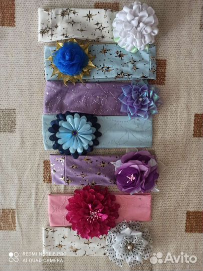 Резинки,заколки,повязки и ободки в стиле Канзаши