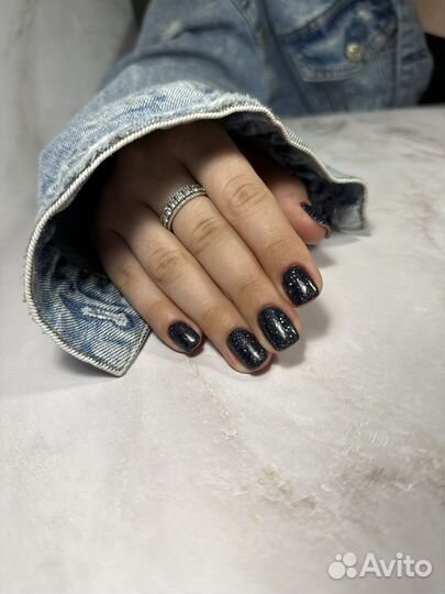 Маникюр, укрепление гелем