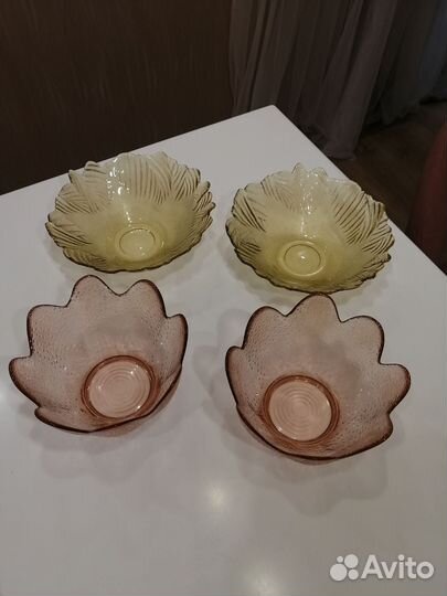 Салатники, вазы цена за 4 шт