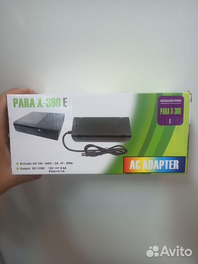 Блок питания Xbox 360 e, 12V 9.6A