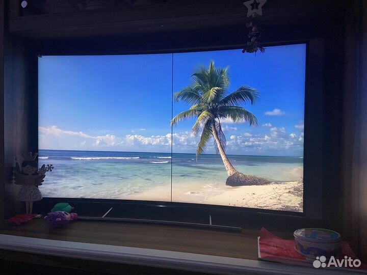3D 4K Sony 55s8505c Android Изогнутый