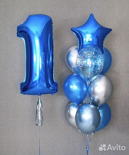 Воздушные шары на годик