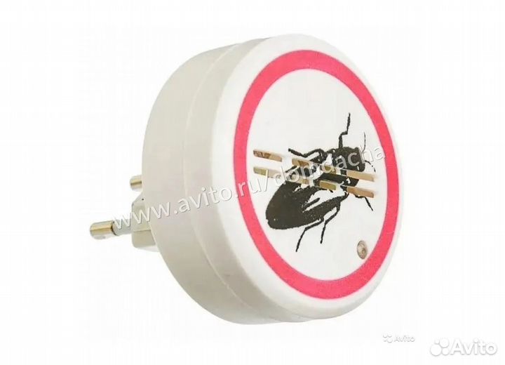 Ультразвуковой отпугиватель тараканов 220В rexant