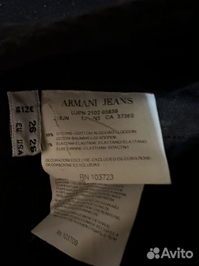 Джинсы брюки armani jeans оригинал 44-46 размер