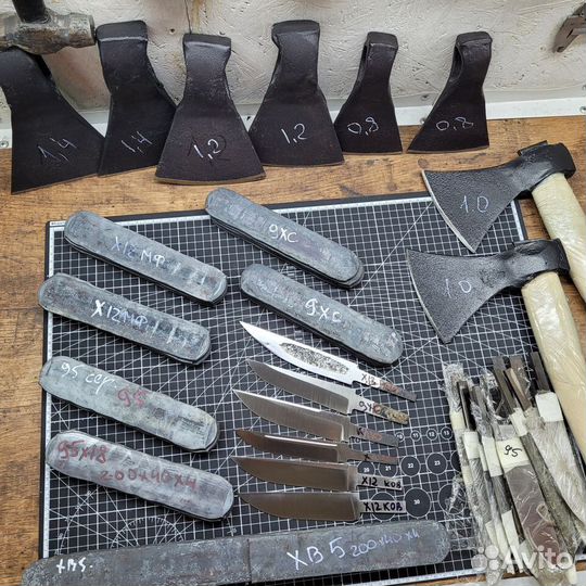 Кованные поковки (бланки), клинки и топоры