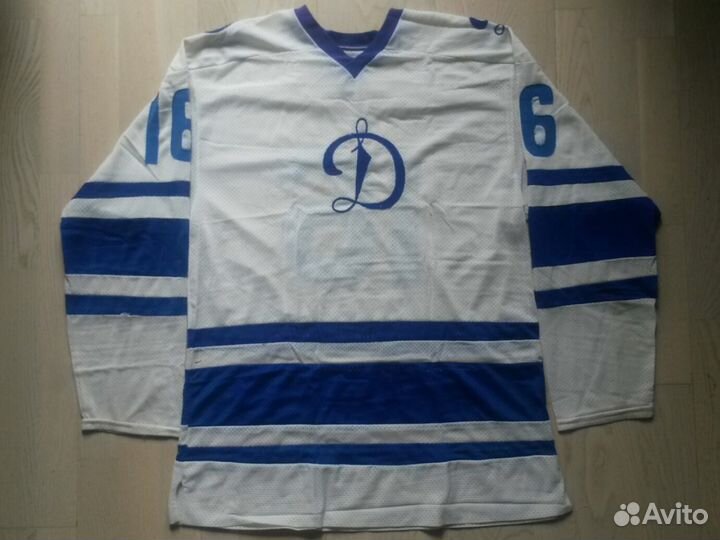 Хоккей Динамо Москва свитера Game Used Worn Jersey