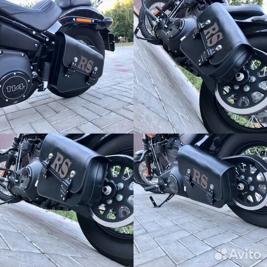 Кожаные кофры и накладки на бак мотоциклов