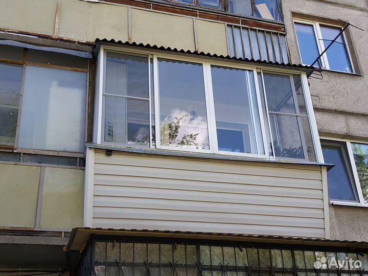 Балкон пластиковый под ключ