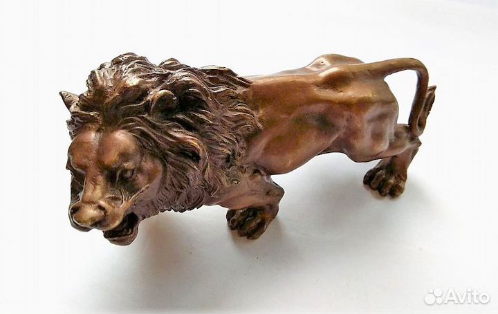 Лев - Китайская статуэтка из Бронзы ru*416