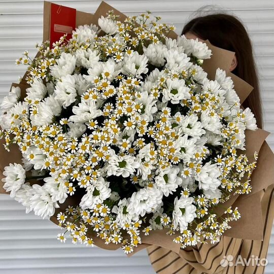 Букет ромашек. Букет гигант