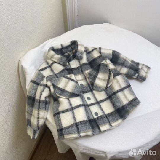 Куртка рубашка утепленная Zara детская 86-116