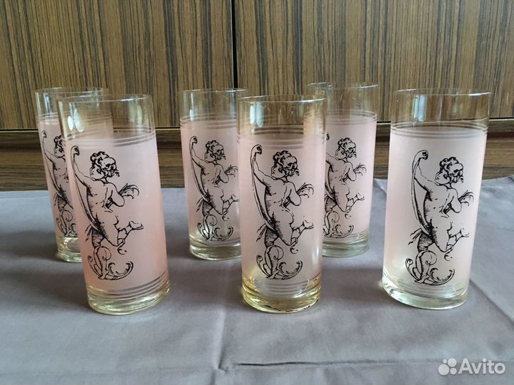 Бокалы с амурами времён СССР